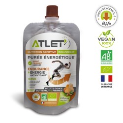 Purée énergétique Atlet Butternut / Patate Douce / Amande Bio