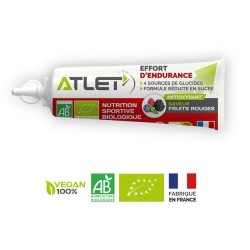 Gel énergétique Atlet fruits rouges bio 25g