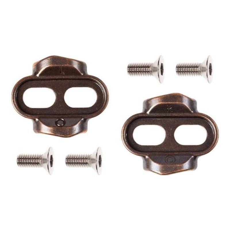 Cales de VTT Crankbrothers Premium Reduced Float 0° bronze