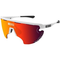 Lunettes Scicon Aerowing Lamon White Gloss / Multimirror Red