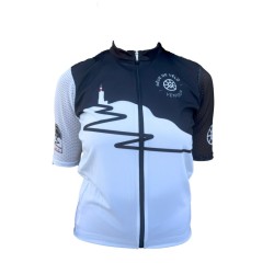 Rêve de vélo - Ventoux Black and White Short Sleeve Jersey