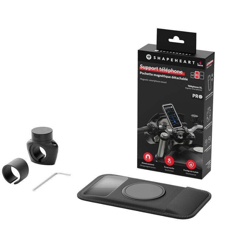 Support de téléphone vélo magnétique Shapeheart Pro